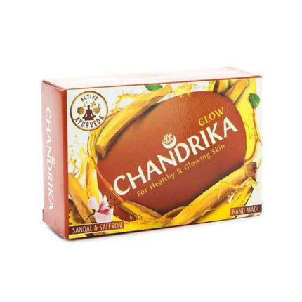 Chandrika Ayurveda Soap with Sandal & Saffron 75g