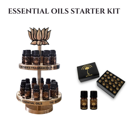 Mothers Fragrances Pure Essential Oils 22 Bottles Plus Retail Display Stand Starter Kit