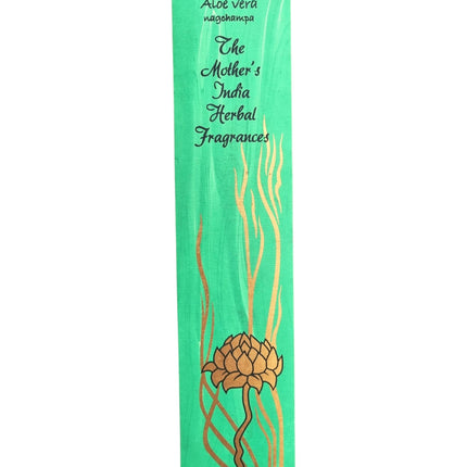 Mothers India Fragrances Incense Aloe Vera Nagchampa