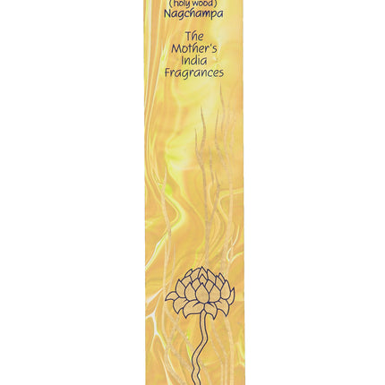 Mothers India Fragrances Incense Palo Santo Nagchampa