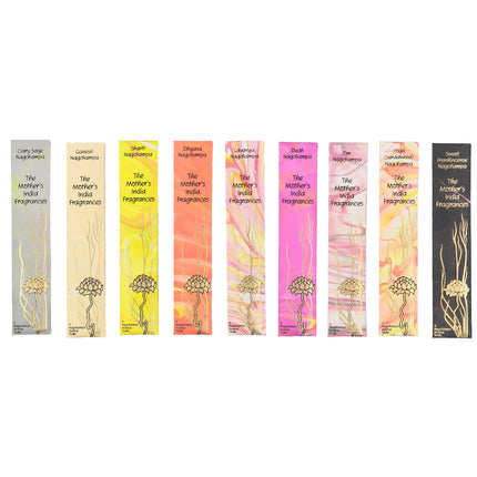 The Mothers Fragrant Incense Variety Gift Sampler Box - 21 Mini Packets